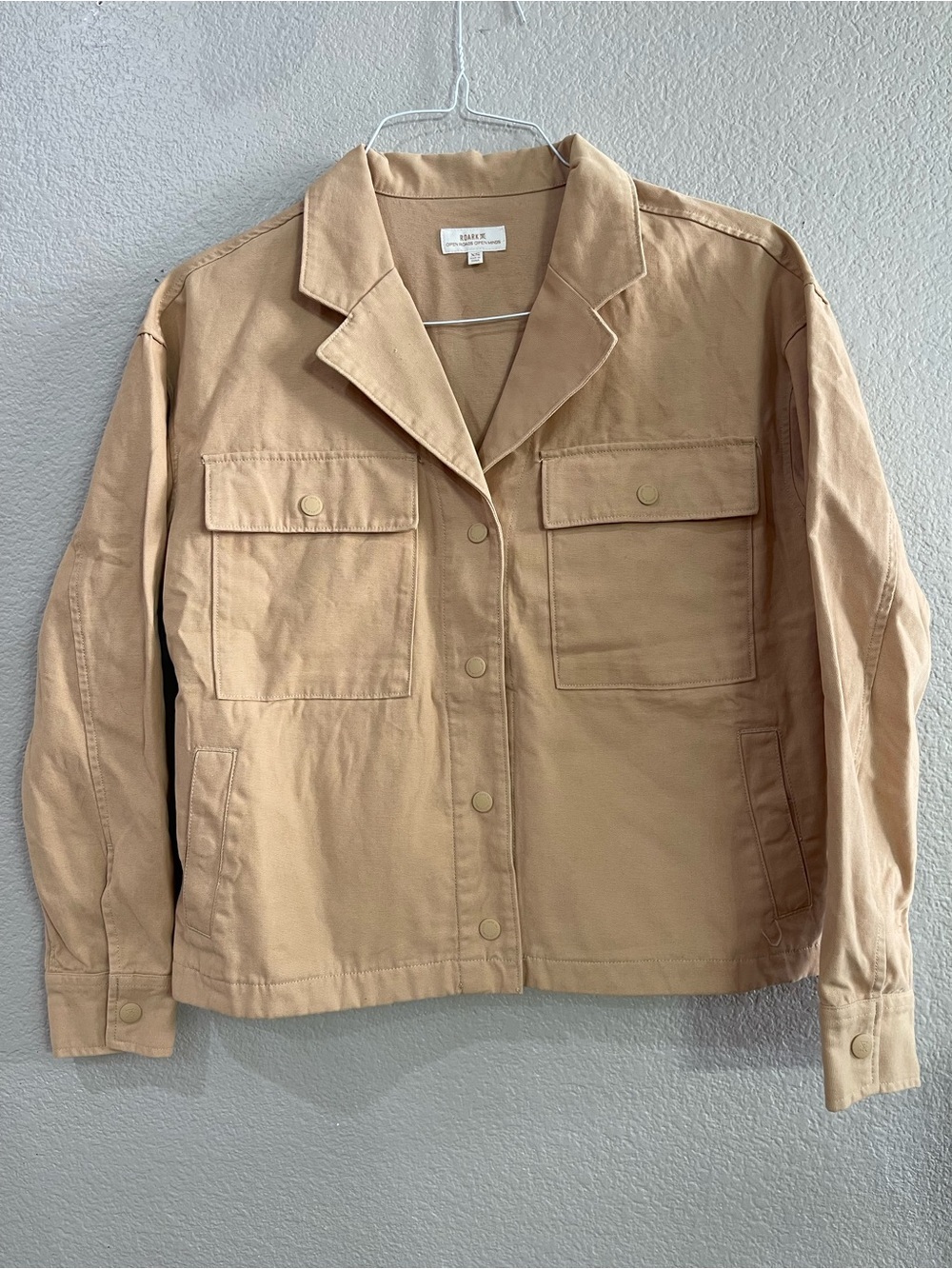 Roark Passport Jacket women’s XS Tan utility field jacket chore coat workwear